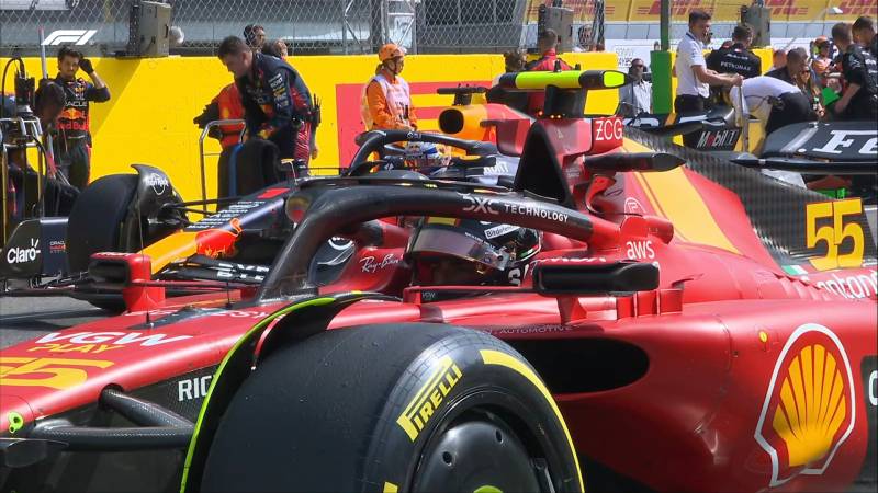 Sainz Verstappen griglia GP Italia