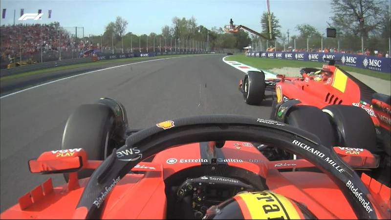 Sainz Leclerc duello GP Italia