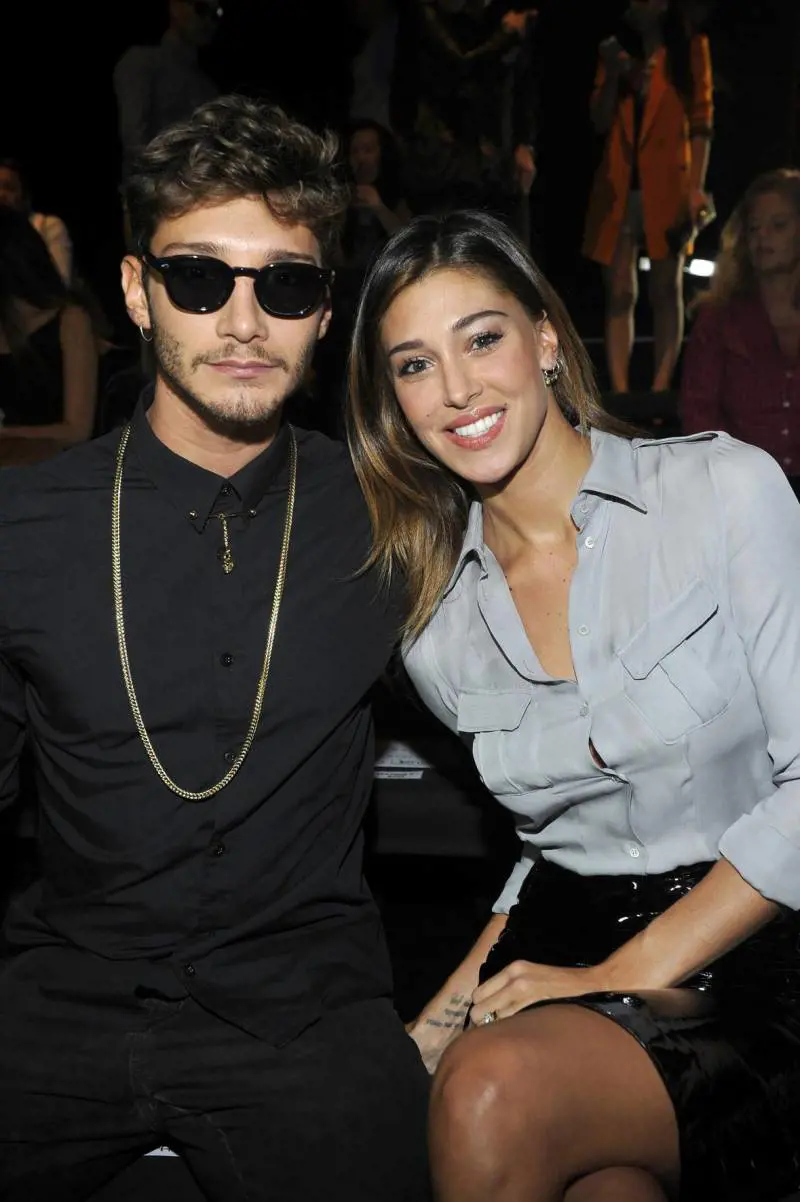 Belen e Stefano insieme alla Milano Fashion Week (2013)