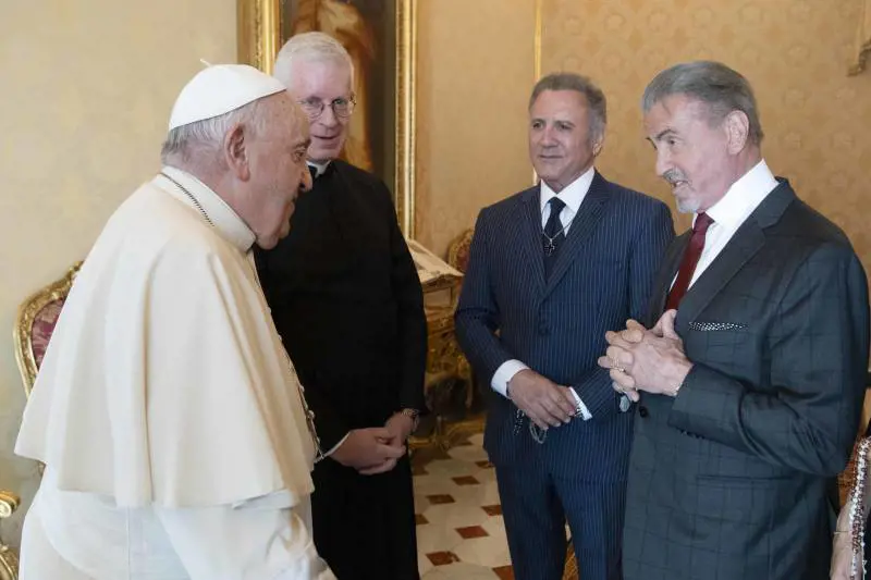 Papa, pugni con Rocky. "Cresciuto coi suoi film"