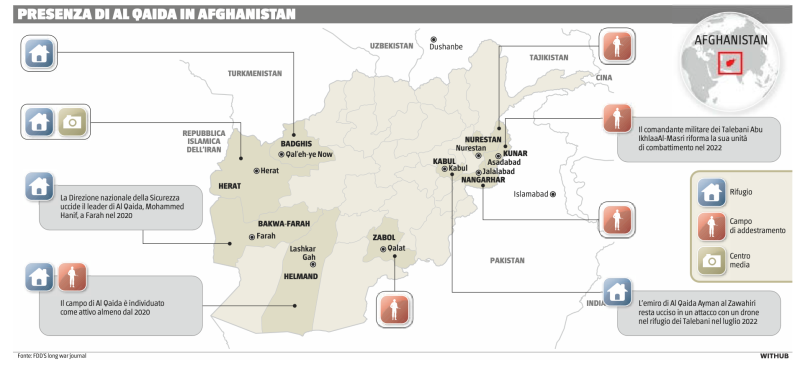 Presenza di al Qaida in Afghanistan