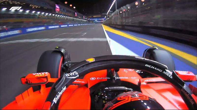F1 Singapore Q3 Sainz @F1