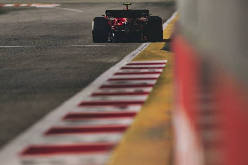 F1 Singapore Q3 Ferrari @ScuderiaFerrari