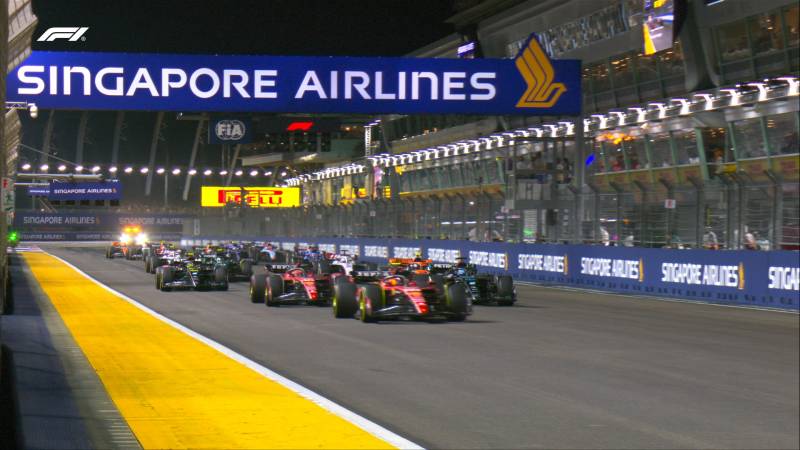 F1 Singapore gara partenza @F1