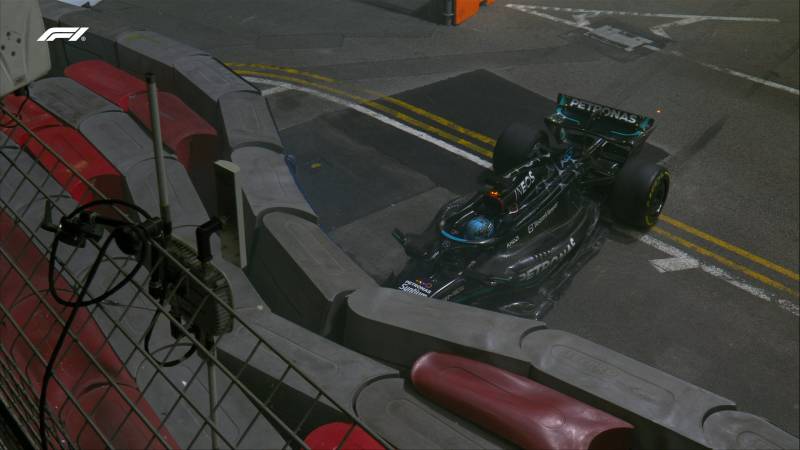 F1 Singapore gara Russell incidente @F1