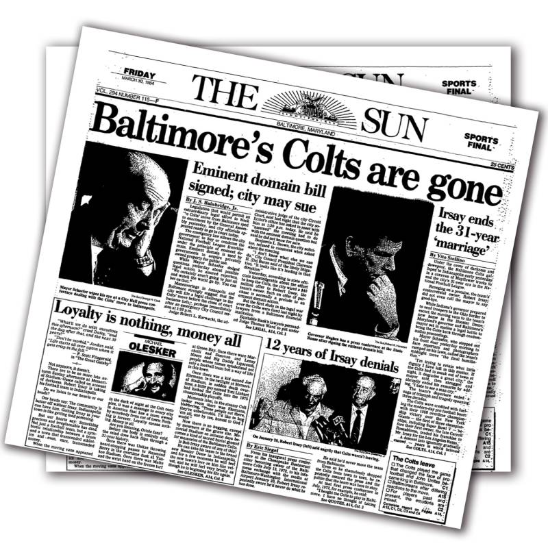 Prima Pagina Baltimore Sun