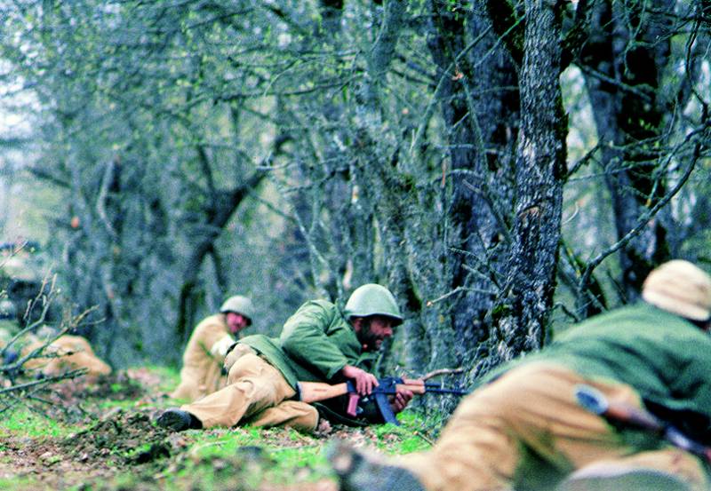 Soldati armeni in Nagorno Karabakh nel 1994