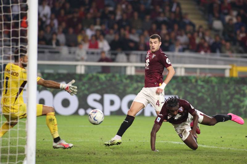 Zapata gol Torino Roma Fotogramma