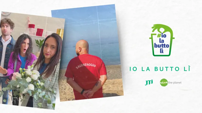 Al via la nuova edizione di #IoLaButtoLì, la campagna antilittering promossa da Save the Planet e JTI Italia