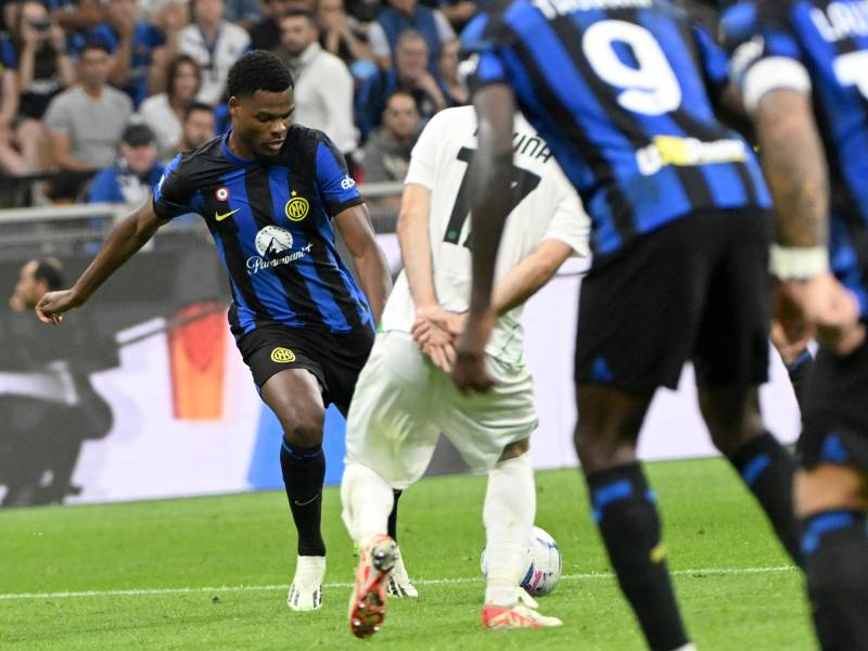 Dumfries gol 2 Inter Sassuolo