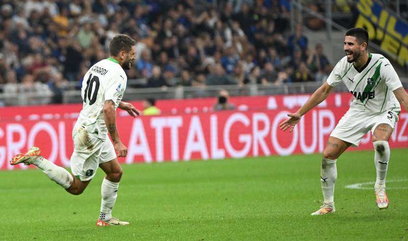 Berardi gol 2 Inter Sassuolo