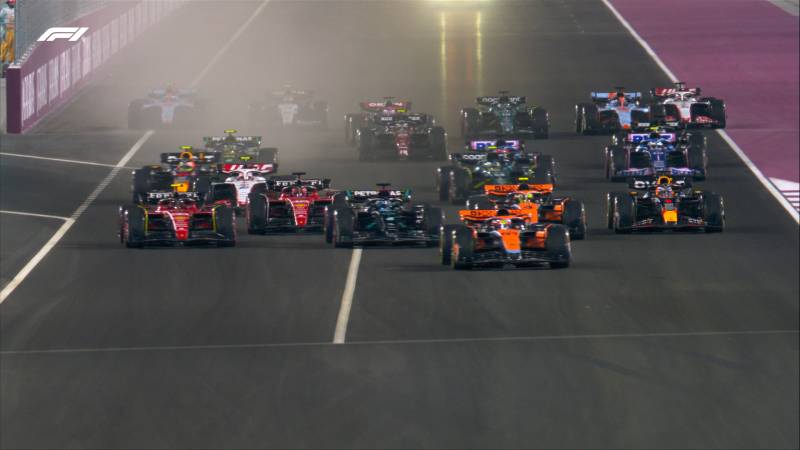 F1 Qatar Sprint partenza
