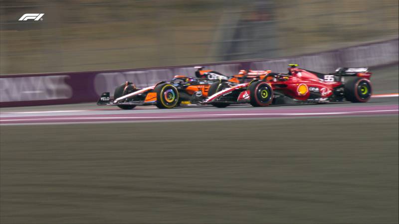 F1 Qatar Sprint Sainz Piastri
