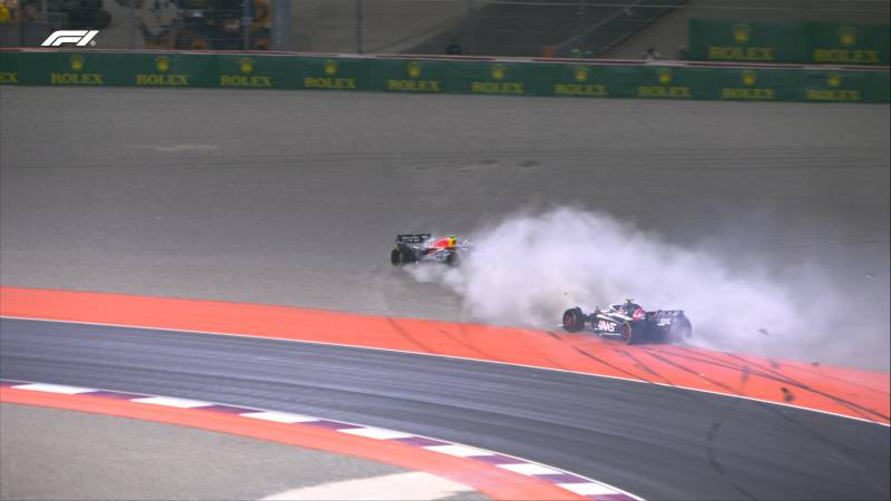 F1 Qatar Sprint Perez incidente