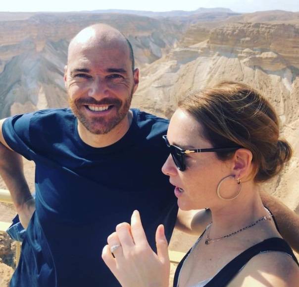 Cristiana Capotondi e Andrea Pezzi a Lido in Israele (2018)