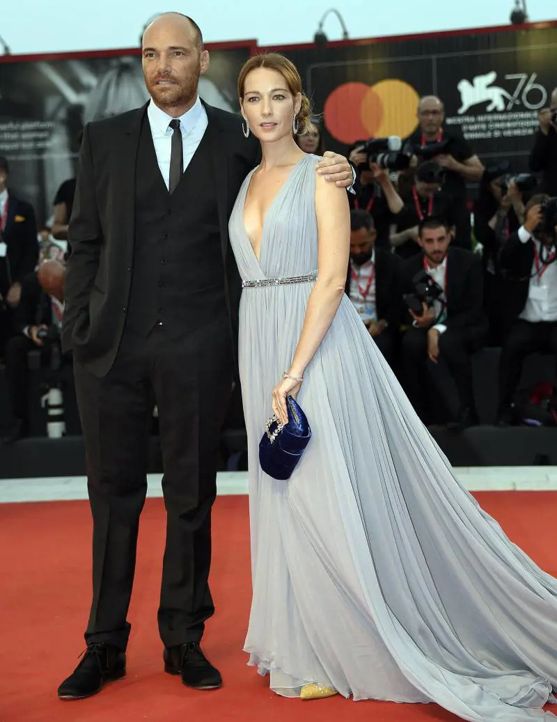 Cristiana Capotondi e Andrea Pezzi sul red carpet della Mostra di Venezia (2019)