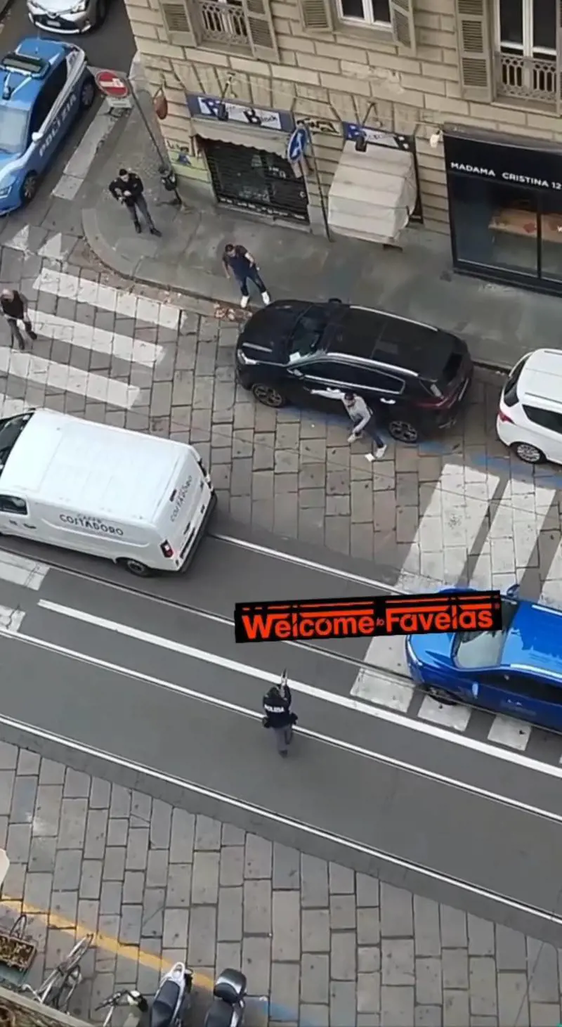 Urla "Allah akbar" vicino alla sinagoga, brandendo un coltello: la follia del nordafricano