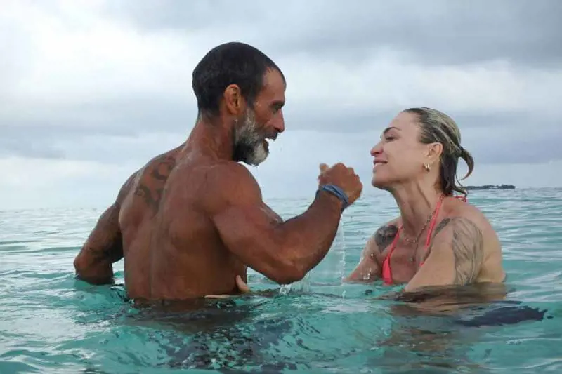 Raz Degan e Paola Barale all'Isola dei famosi (2017)