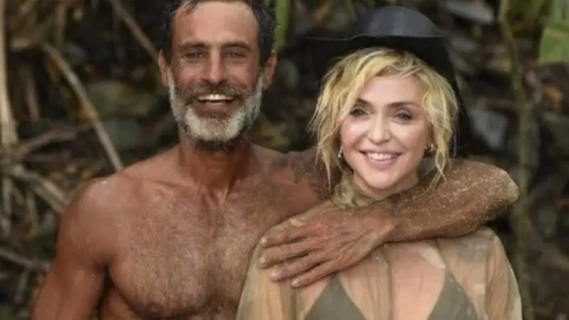 Raz Degan e Paola Barale all'Isola dei famosi (2017)