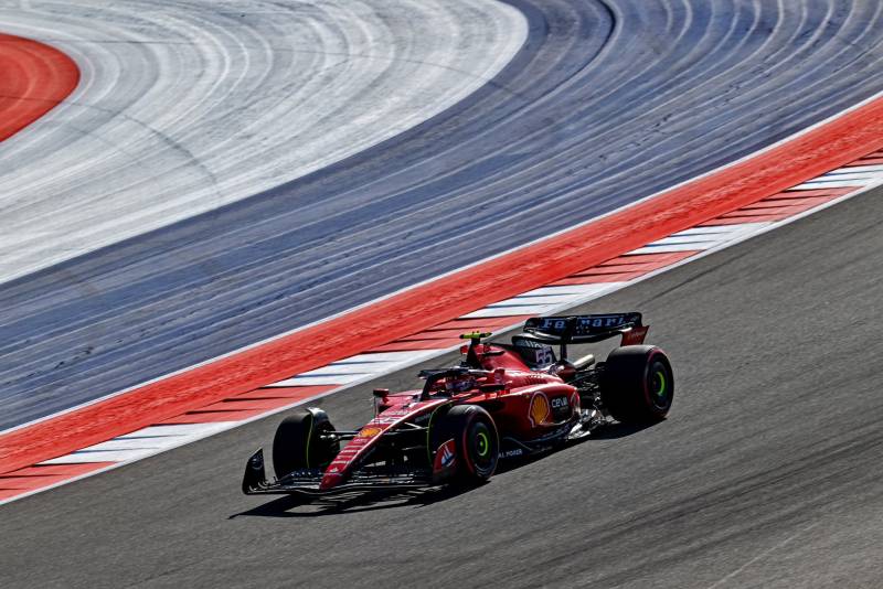 F1 Q1 GP USA Sainz @ScuderiaFerrari