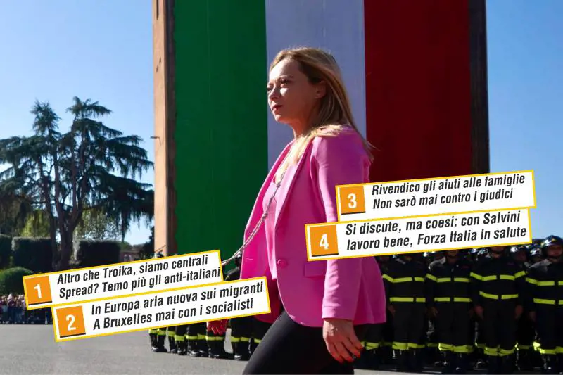 Intervista esclusiva alla Meloni: "Il mio primo anno"