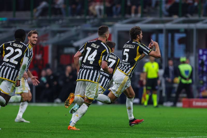Locatelli celebrazioni Milan Juventus