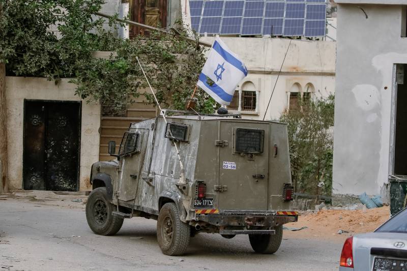 Veicolo militare israeliano in Cisgiordania