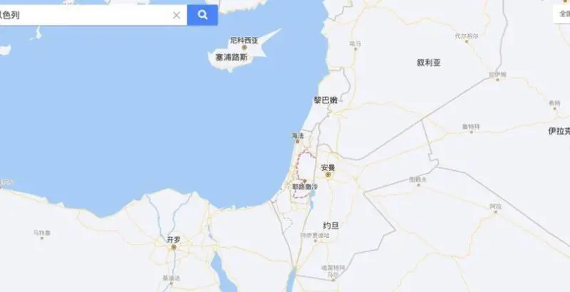 Israele sparisce dalle mappe di Baidu e Alibaba: cosa succede in Cina