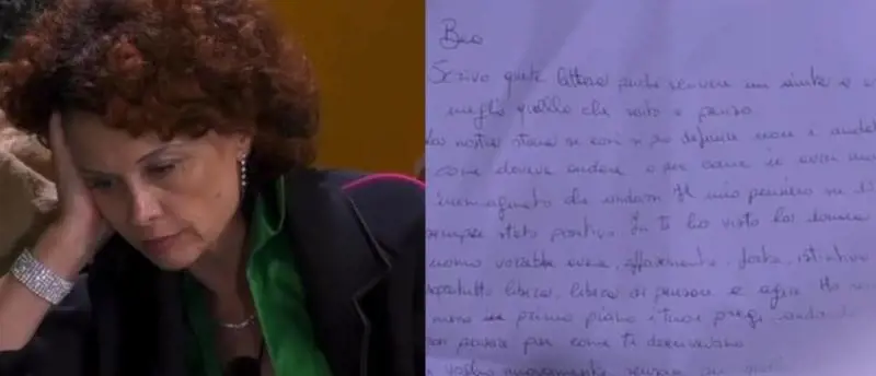 “Ci sono anche i punti e le virgole…”. Beatrice commenta la lettera di Giuseppe Garibaldi al GF 2023
