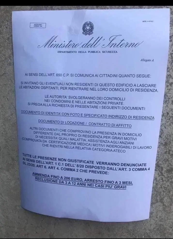 Toscana, occhio al falso volantino: "Uscite di casa", allarme sciacalli lanciato da Giani