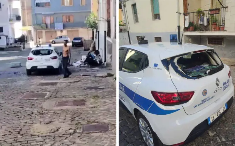 Fermato per un controllo, marocchino perde la testa a Foggia: violenze e distruzione con la catena