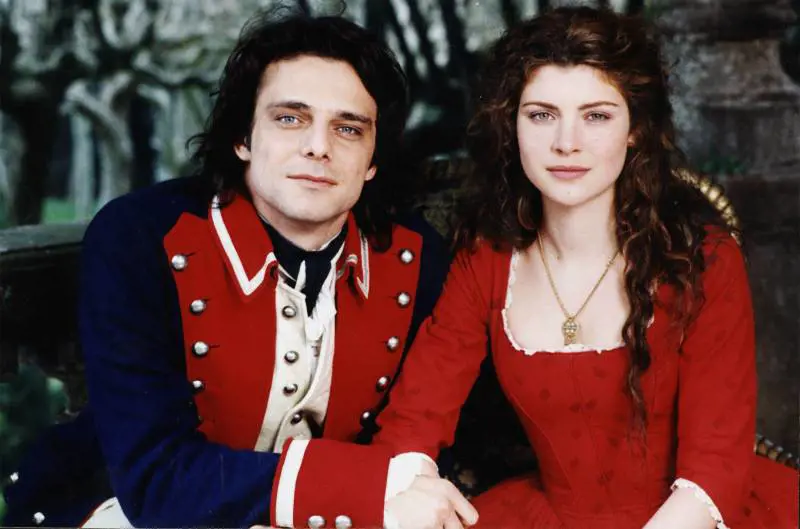 Alessandro Preziosi e Vittoria Puccini sul set di Elisa di Rivombrosa (2002)