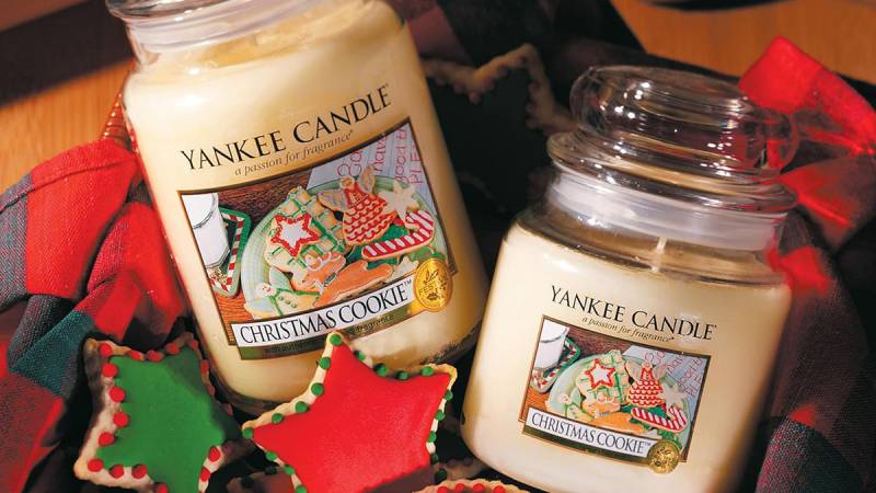 Yankee Candle candela profumata al biscotto di Natale