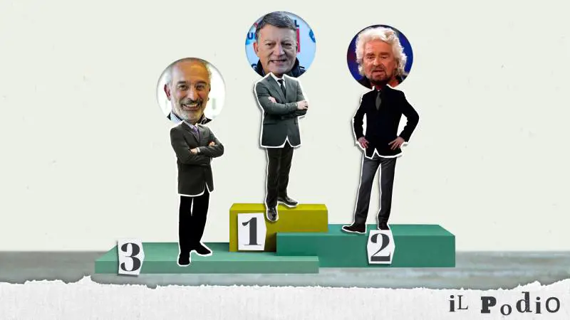 Gad Lerner il polemista, l'inopportuno Grillo e Bombardieri: ecco il podio dei peggiori