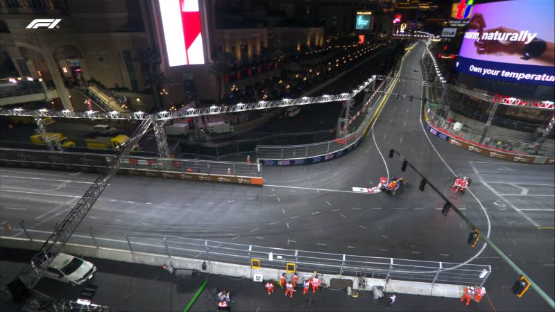 F1 Las Vegas gara Leclerc errore