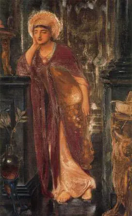 Eliogabalo gran sacerdote del Sole, Simeon Solomon, 1866 (Wikipedia)