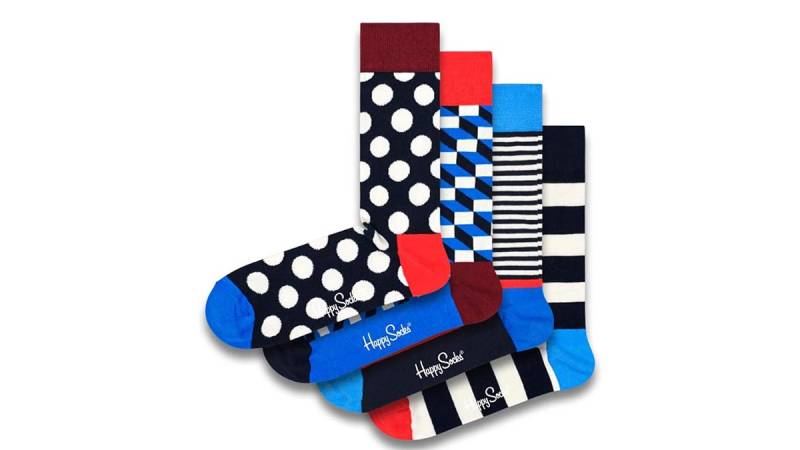 Calzini colorati unisex Happy Socks pacco da 4 