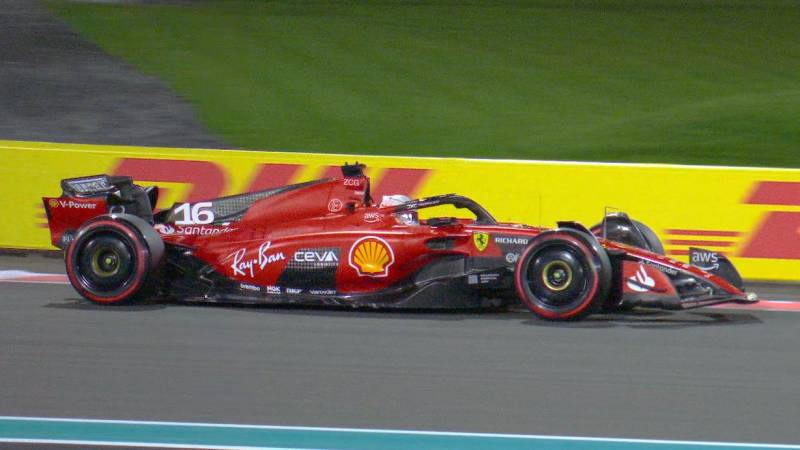 F1 Abu Dhabi Q2 Leclerc