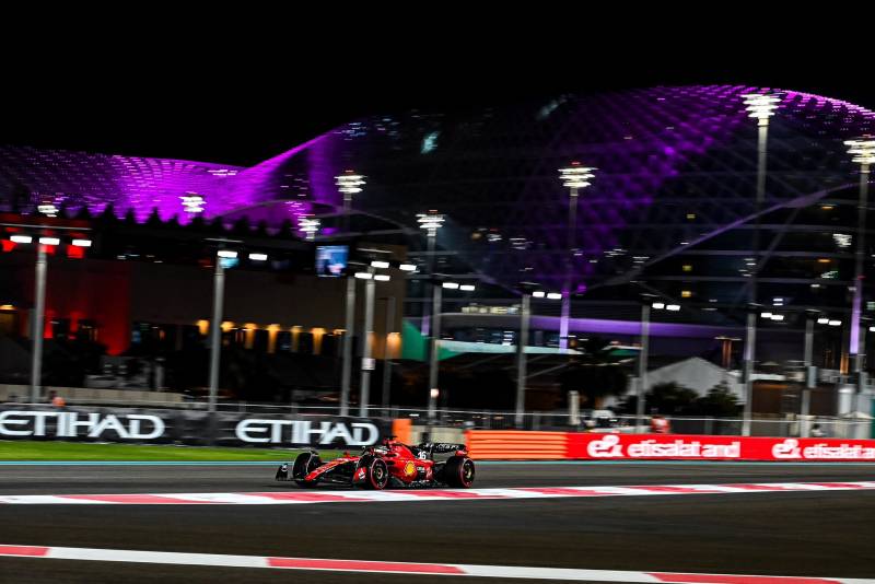 F1 Abu Dhabi Q3 Leclerc @ScuderiaFerrari