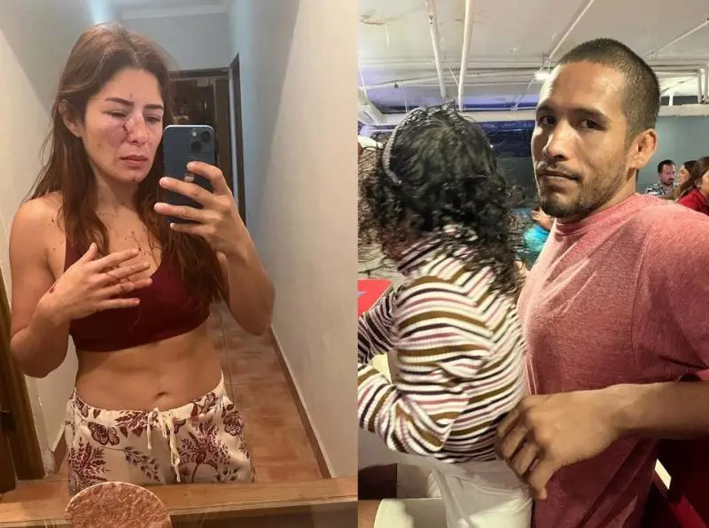 Pestata a sangue davanti alla figlia: il racconto choc della lottatrice