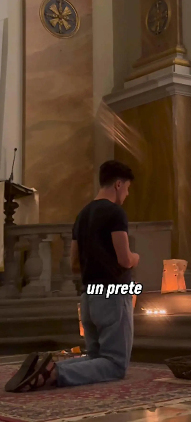 Edoardo, da più bello d'Italia a prete