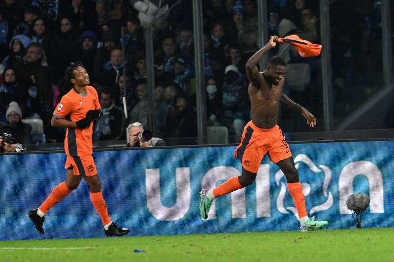 Thuram gol Napoli Inter