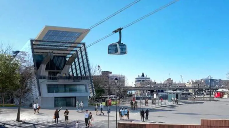 Muoversi in funivia nella città del futuro