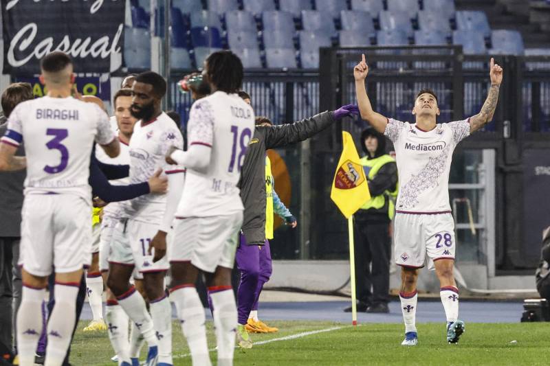 Martinez Quarta gol Roma Fiorentina