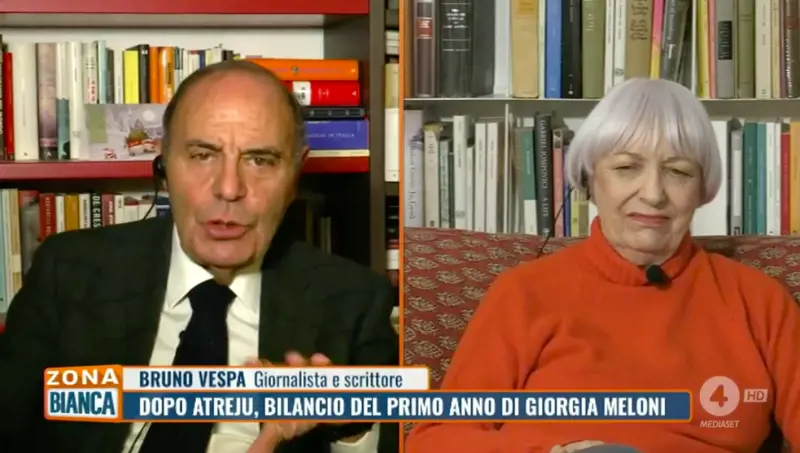 "Meloni detesta i poveri". Ma Vespa smaschera così la Bompiani
