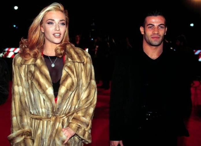 Paola Barale e Gianni Sperti a un evento pubblico nel 1997