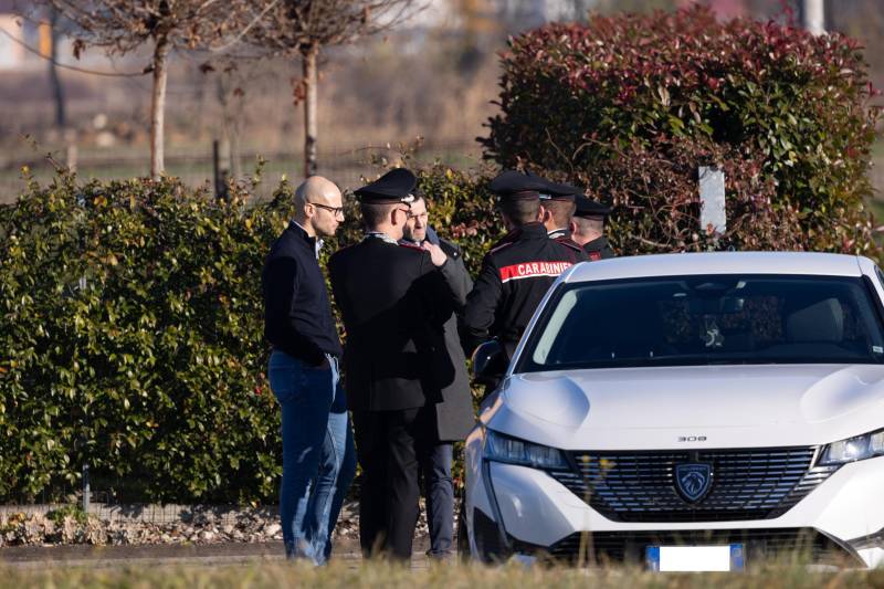 FOTO Le immagini dei rilievi dei carabinieri per il delitto di Treviso