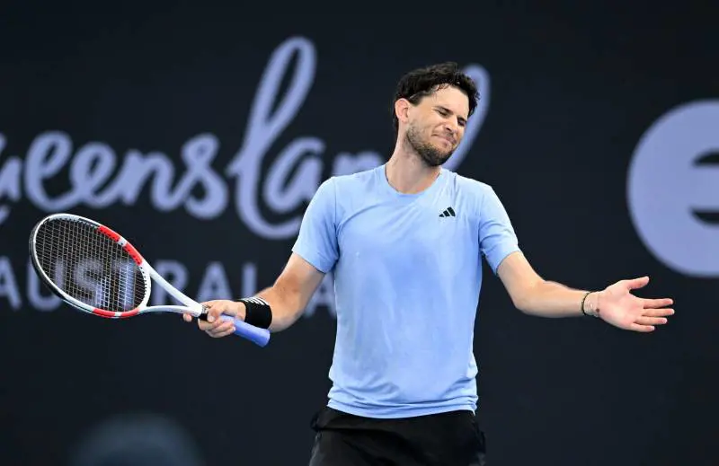 Tennis, serpente in campo durante il match di Thiem: paura al torneo di Brisbane