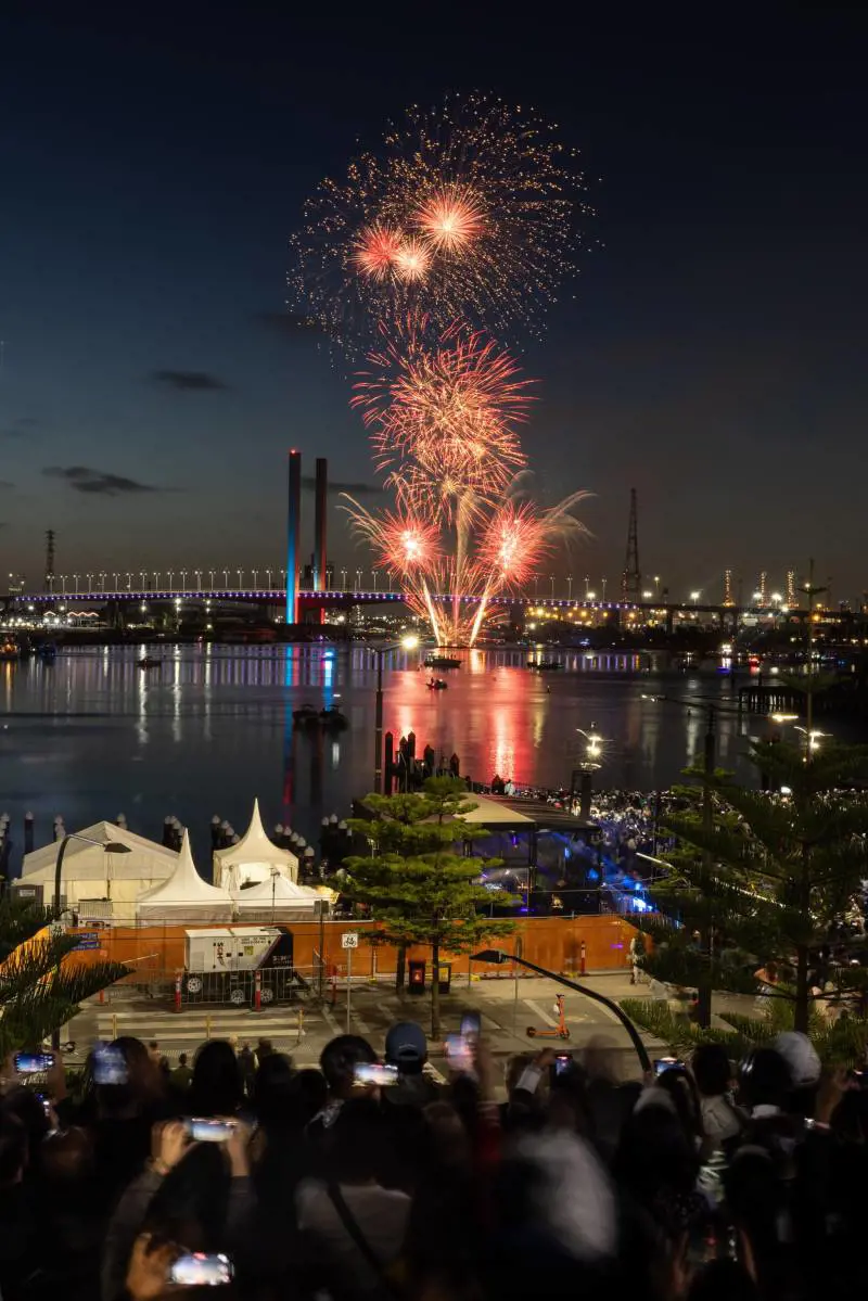Festeggiamenti a Melbourne