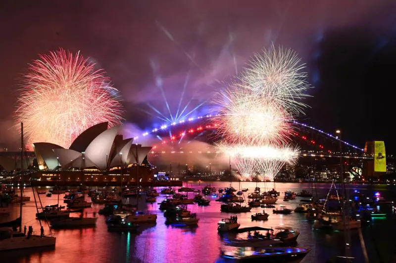 Spettacolo pirotecnico a Sydney